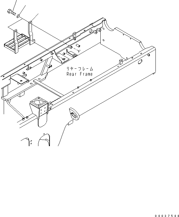 Подножка 417-04-31130 KOMATSU