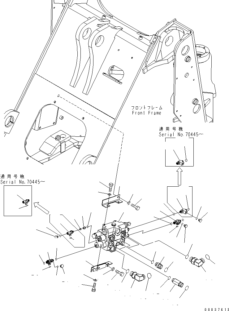 Управляющий клапан 709-82-12400 KOMATSU