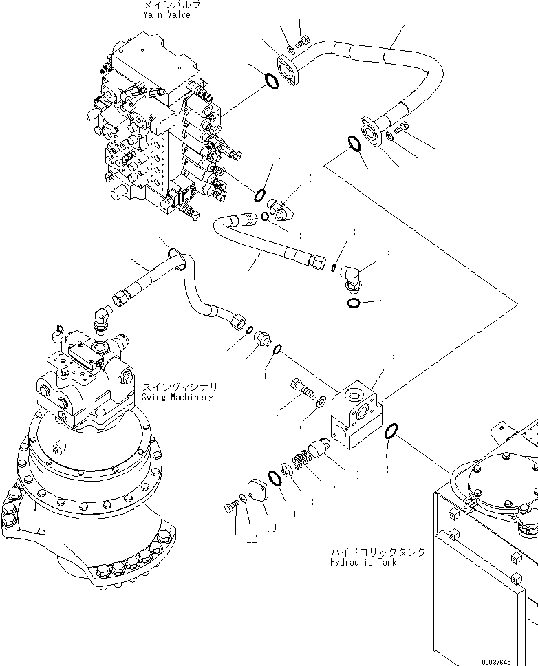 Шланг 207-62-74670 KOMATSU