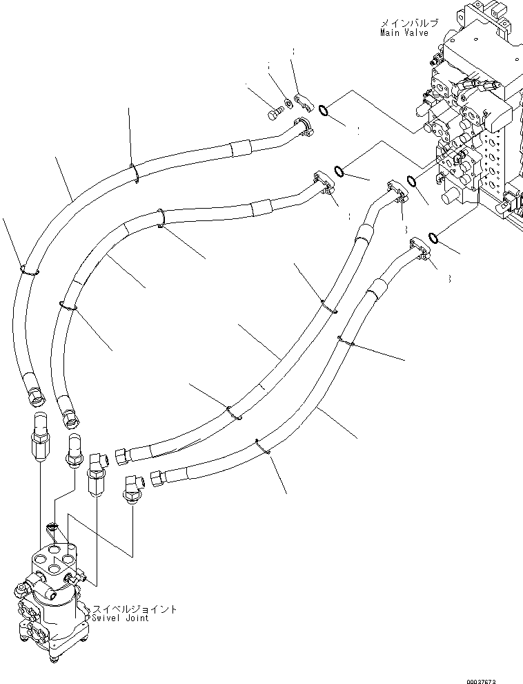 Шланг в сборе 207-62-71452 KOMATSU