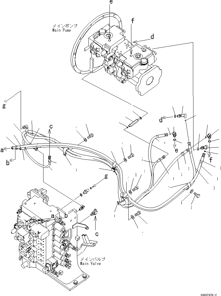 Шланг в сборе 207-62-74735 KOMATSU
