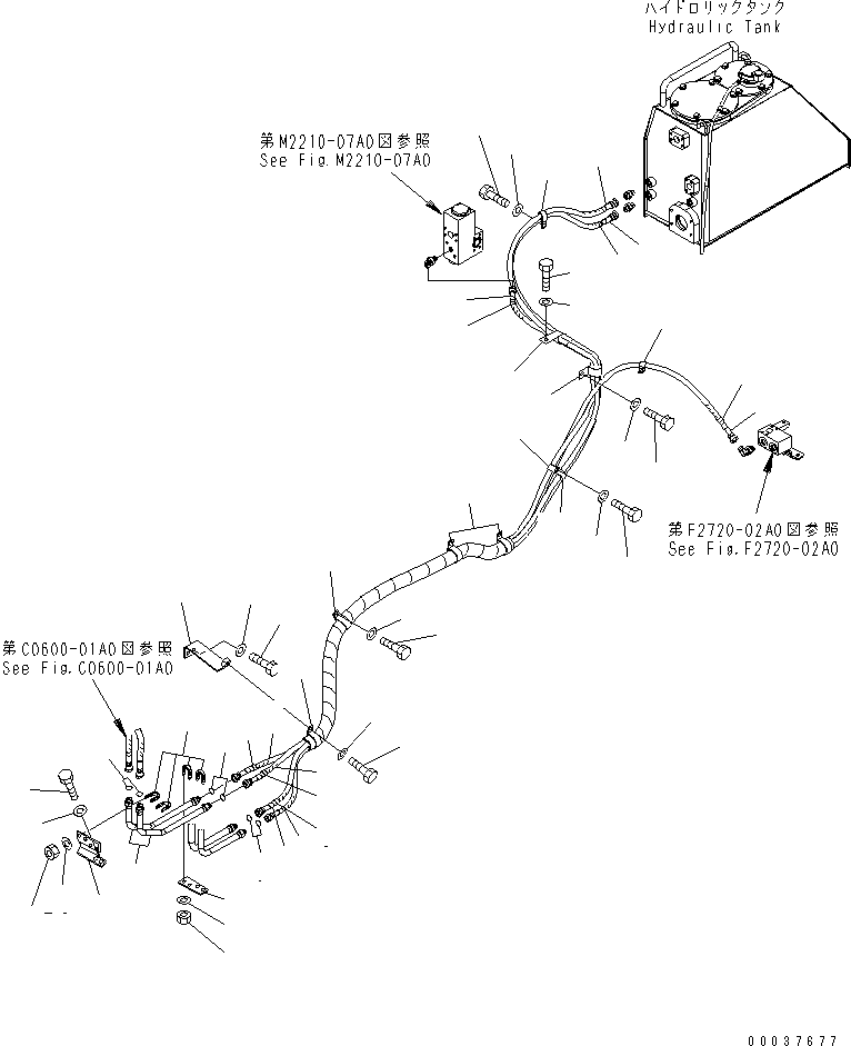 Шланг 02762-00444 KOMATSU