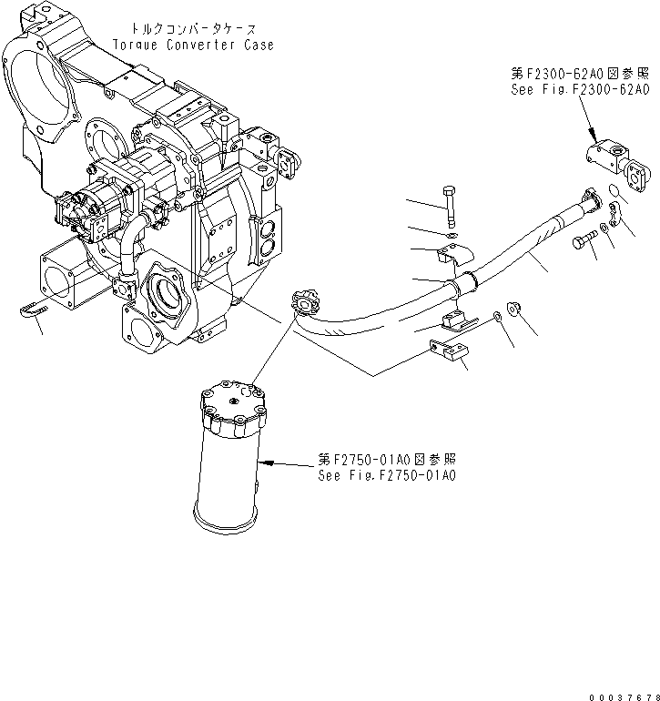 Шланг 154-49-71821 KOMATSU