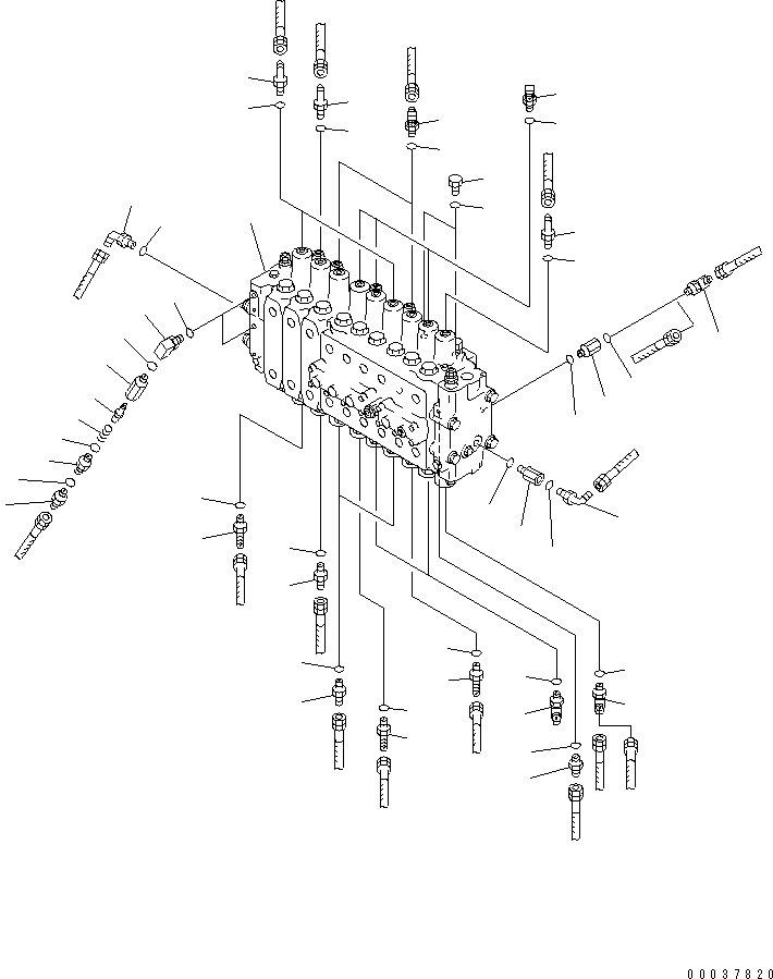 Управляющий клапан 723-49-15100 KOMATSU