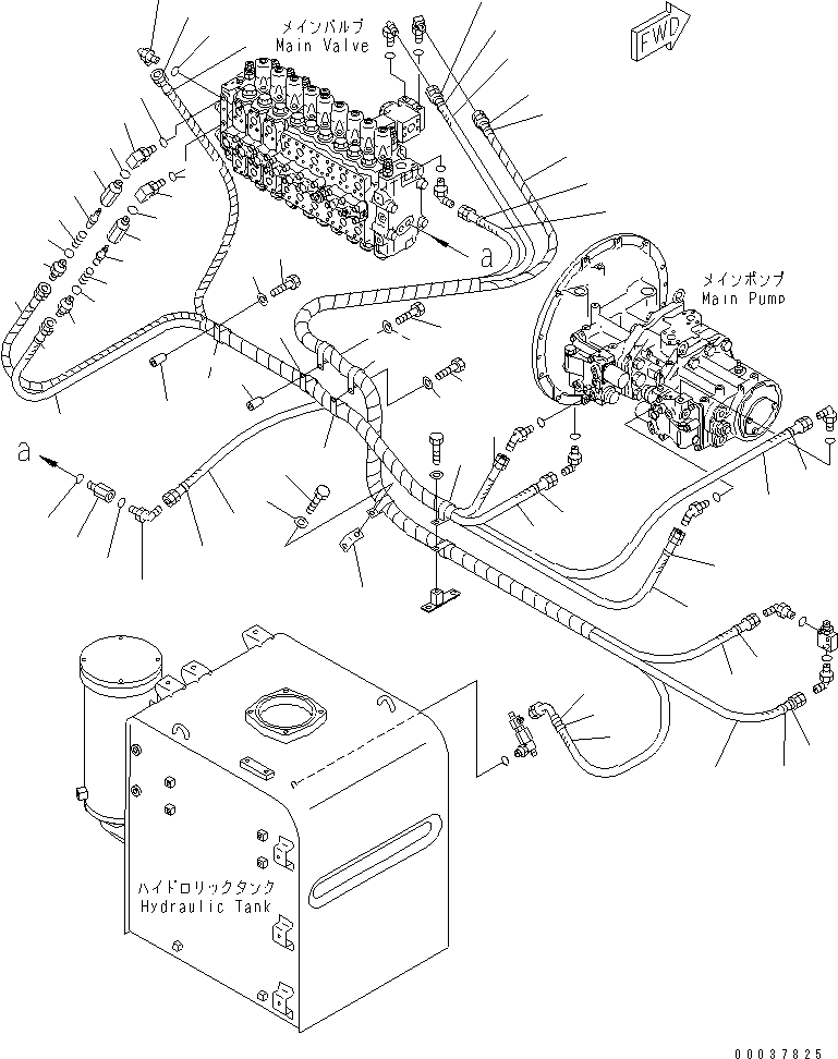 Шланг 07623-00314 KOMATSU