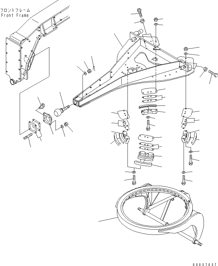 DRAWBAR 23B-70-33110 KOMATSU