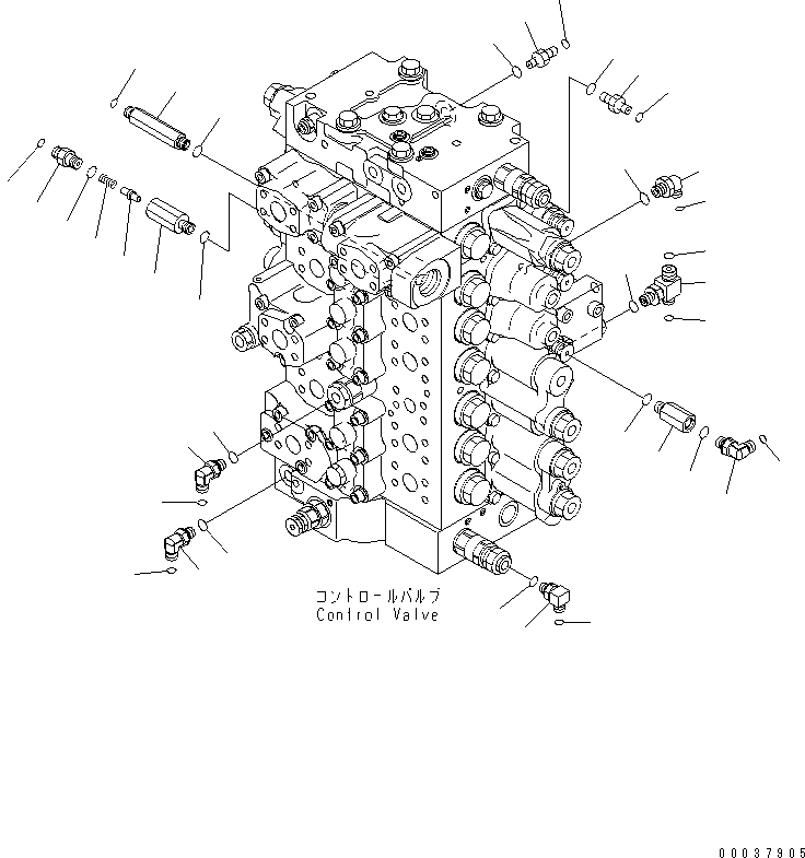 Клапан в сборе 2A7-62-13300 KOMATSU