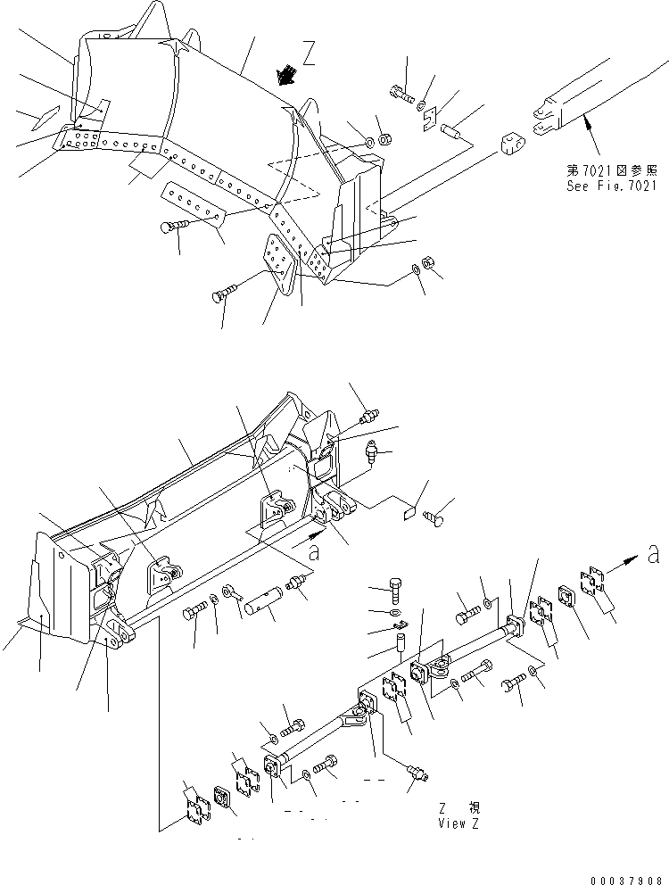 Пластина (сварная) 175-72-22142 KOMATSU
