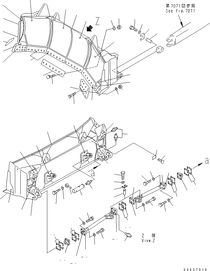 Пластина (сварная) 175-72-42150 KOMATSU