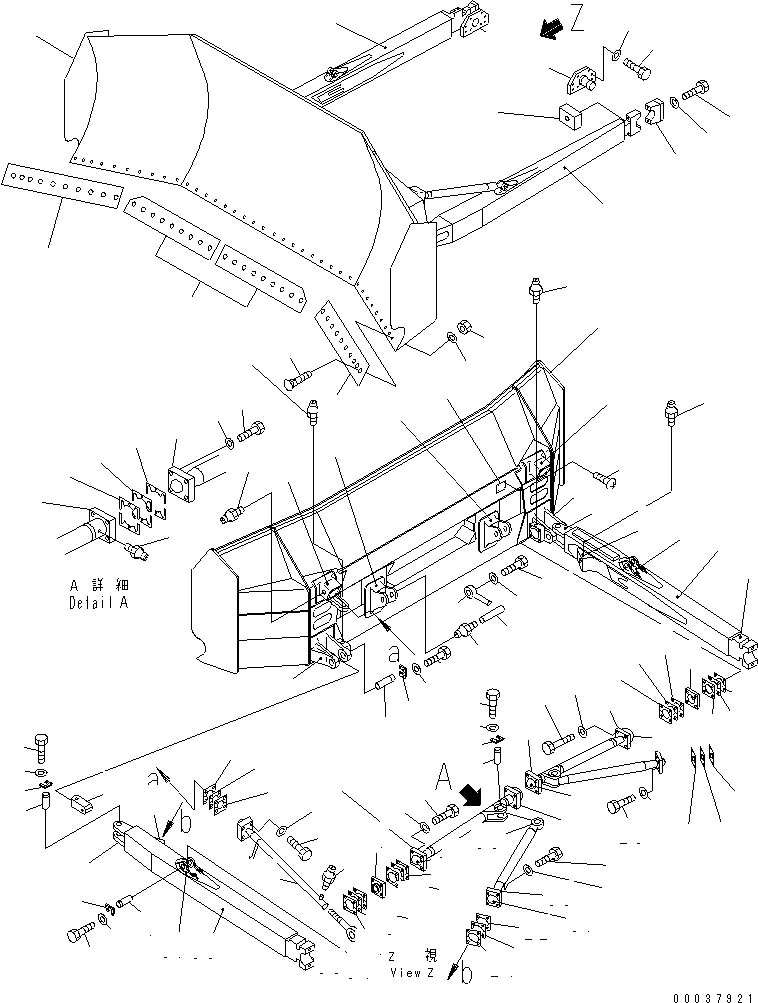 CAP ASS'Y,R.H. 175-71-00461 KOMATSU