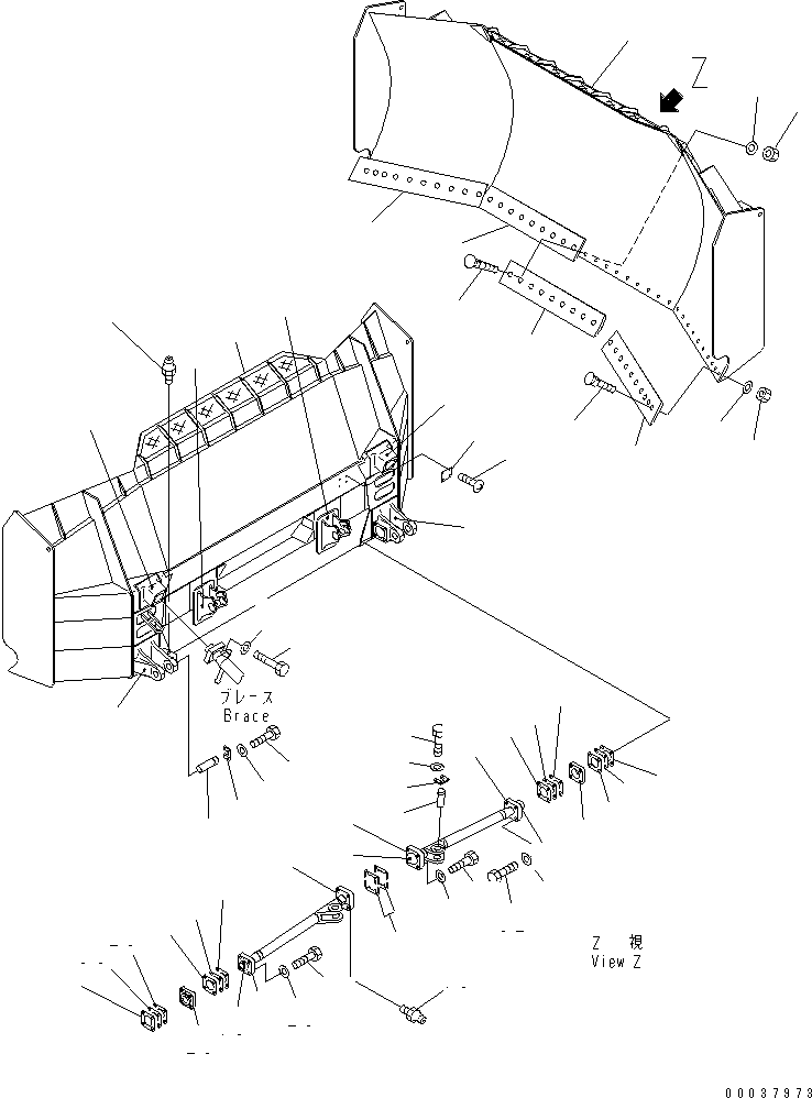 Щётка стеклоочистителя 17A-925-1110 KOMATSU