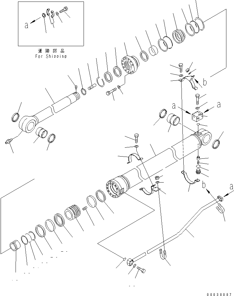 ARM CYLINDER ASS'Y 707-01-0A451 KOMATSU