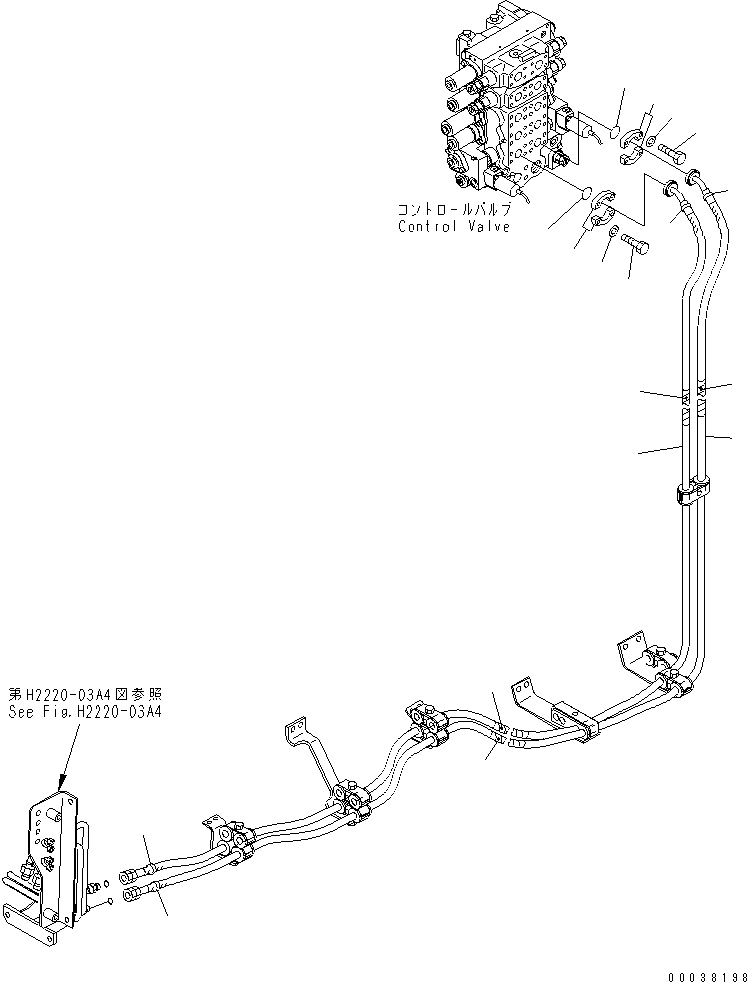 Шланг 14X-62-33821 KOMATSU
