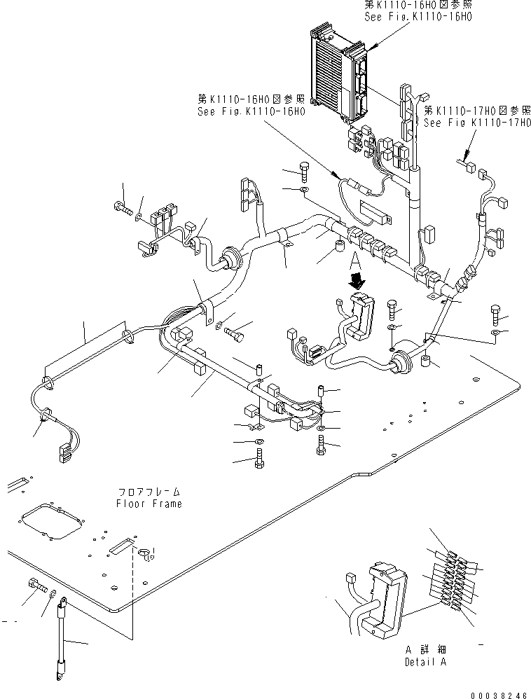 Жгут проводов 207-06-75221 KOMATSU