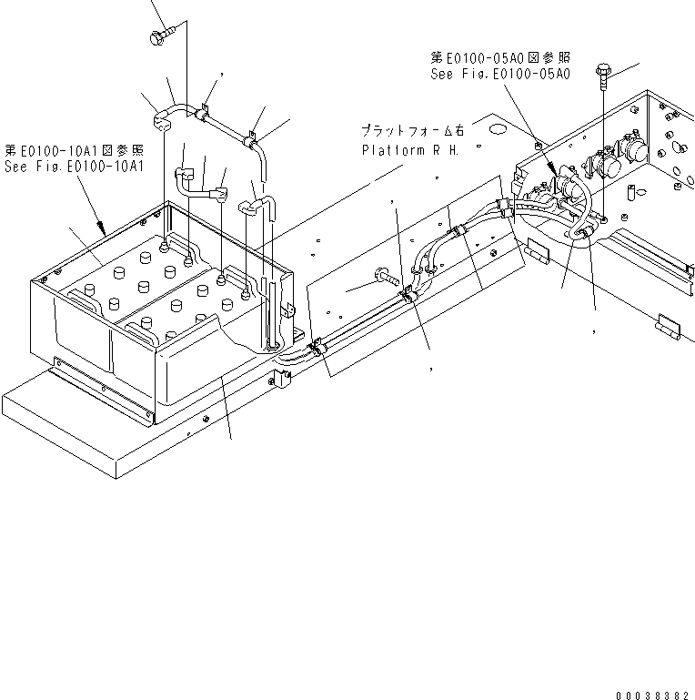 Провод массы 08028-75020 KOMATSU