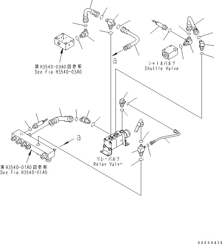 Трубка 569-43-83561 KOMATSU