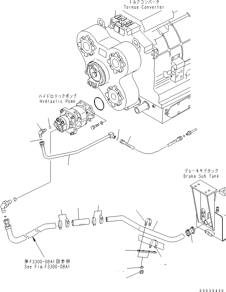 Шланг с торцевым уплотнением 02765-00512 KOMATSU