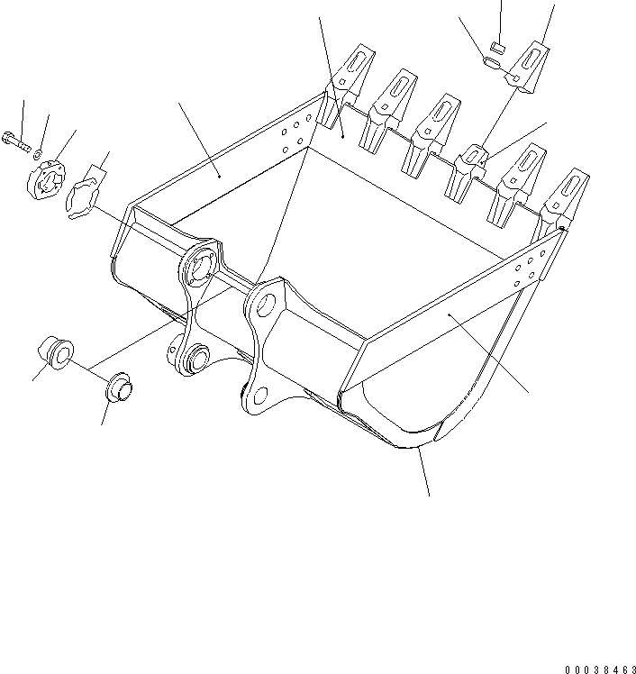 Ковш 207-920-7110 KOMATSU