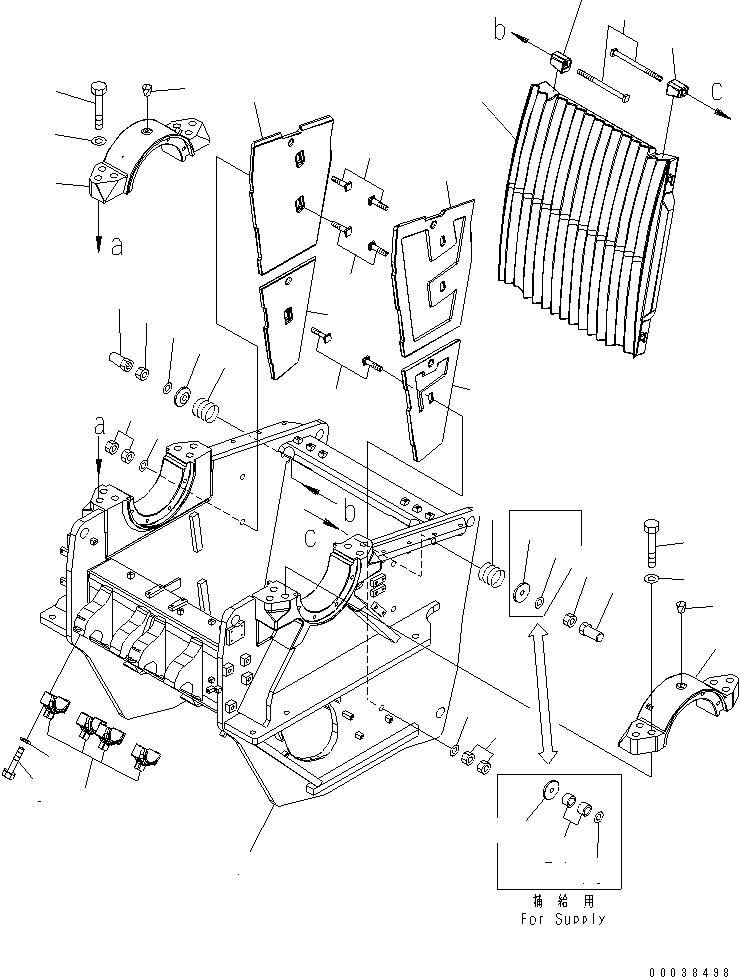 Клин 8240-70-5791 KOMATSU