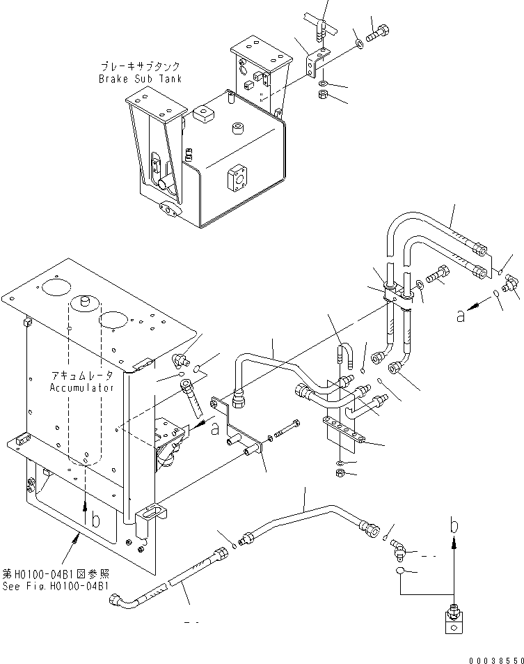 Шланг с торцевым уплотнением 02766-005A5 KOMATSU