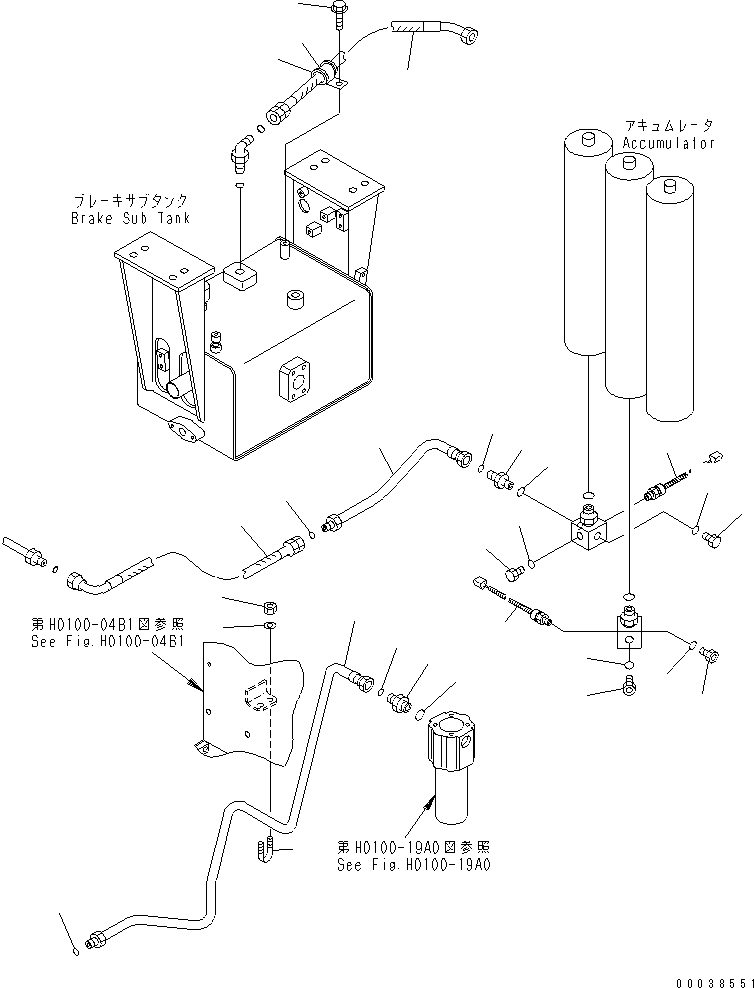 шланг с торцевым уплотнением 02767-005A5 KOMATSU