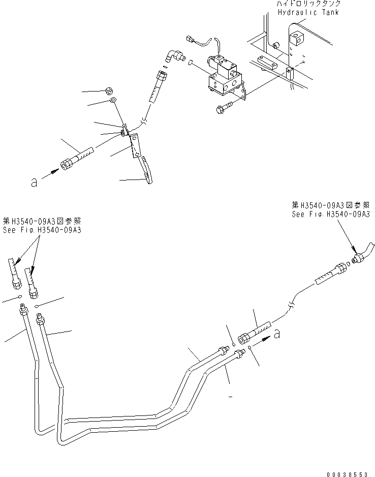 Шланг с торцевым уплотнением 02765-00504 KOMATSU