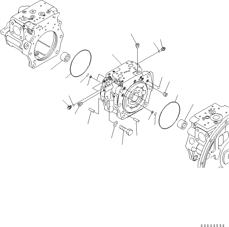 CAP ASSEMBLY, END 708-2G-04430 KOMATSU