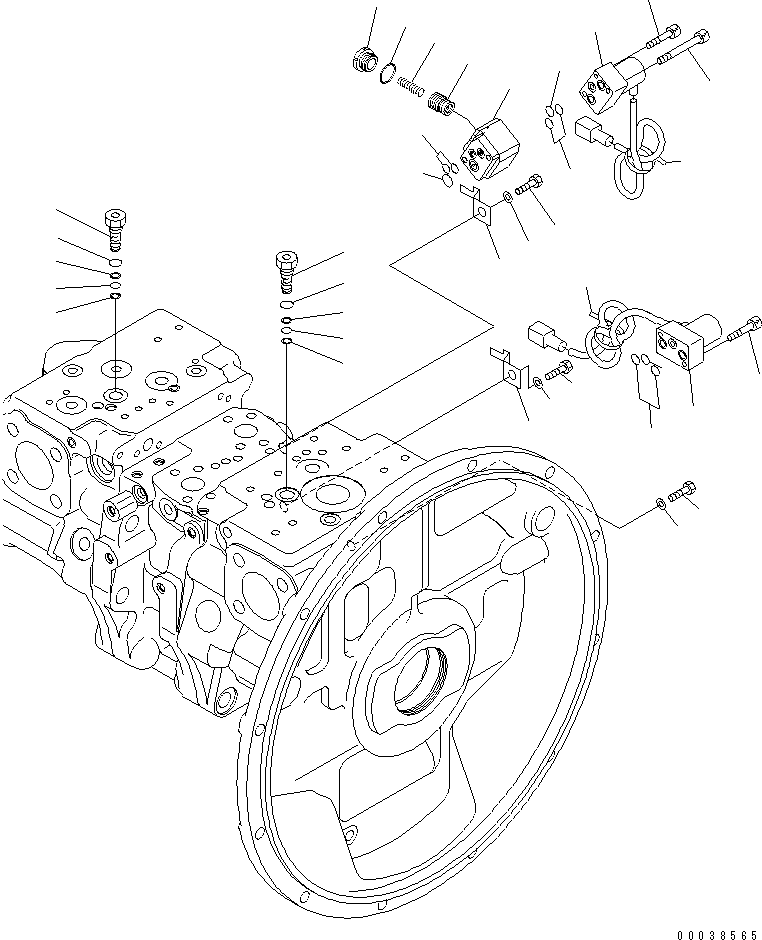 Пробка 708-2G-15680 KOMATSU