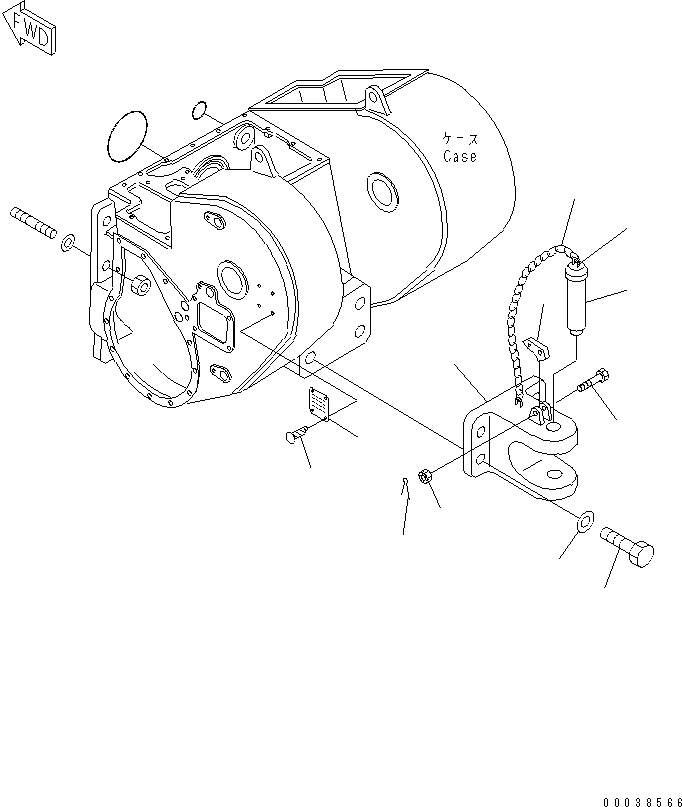 DRAWBAR 175-916-3510 KOMATSU