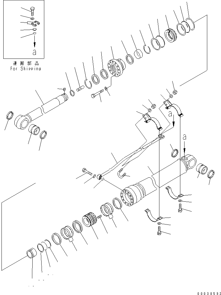 Плунжер 707-71-61510 KOMATSU