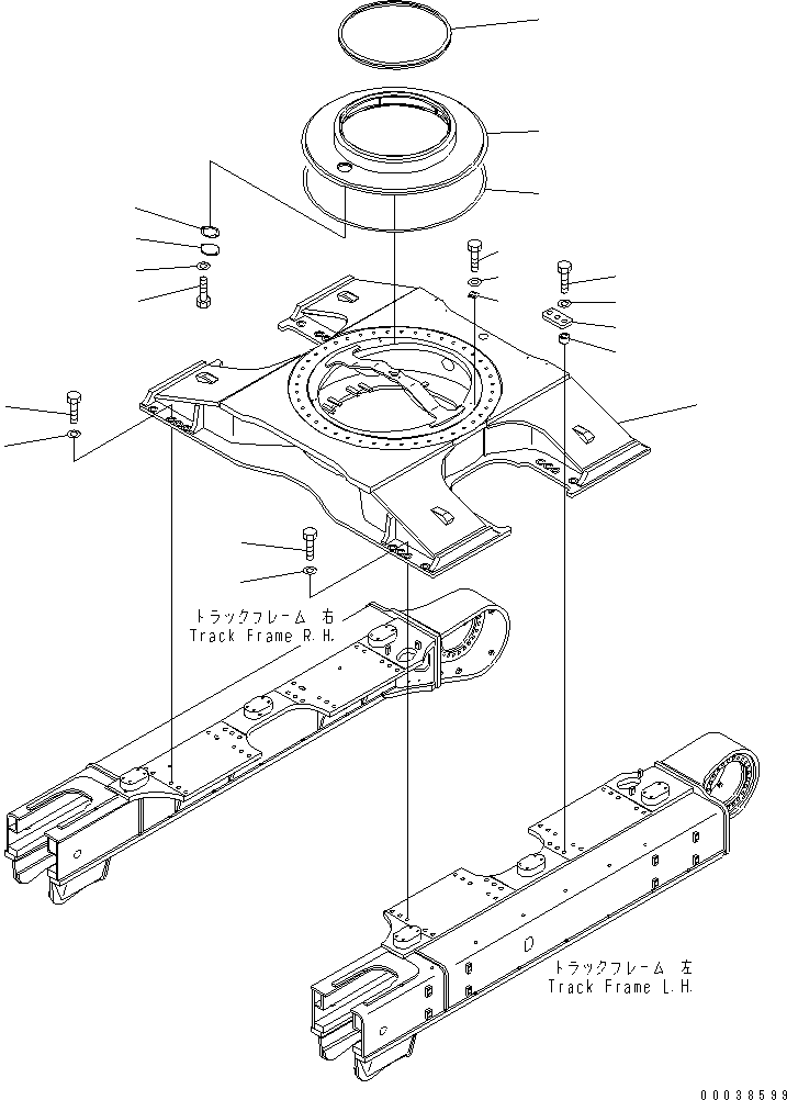 Рама 21M-30-11120 KOMATSU