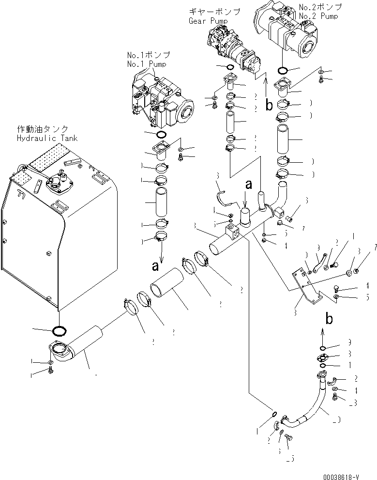 Шланг 07260-07428 KOMATSU