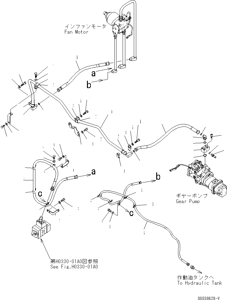 Шланг с торцевым уплотнением 02777-006A7 KOMATSU