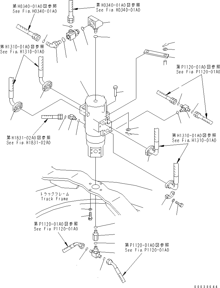 Поворотное соединение в сборе (\0\703-09-00220) KOMATSU