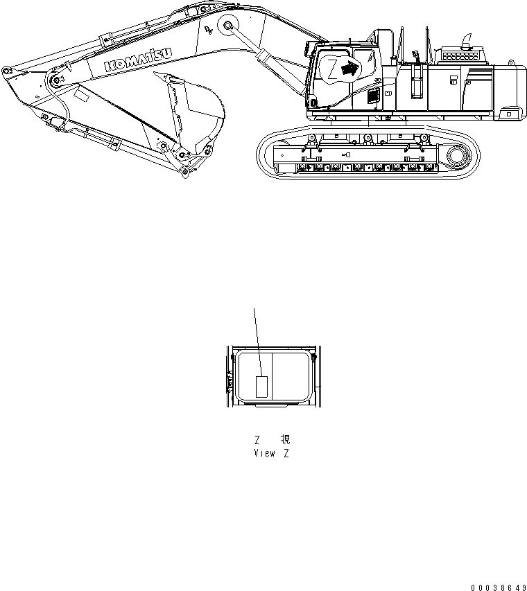 Пластина 21M-00-27320 KOMATSU