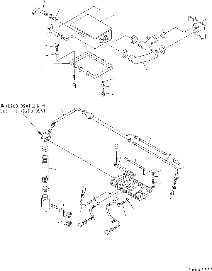 HEATER ASS'Y 195-979-4671 KOMATSU