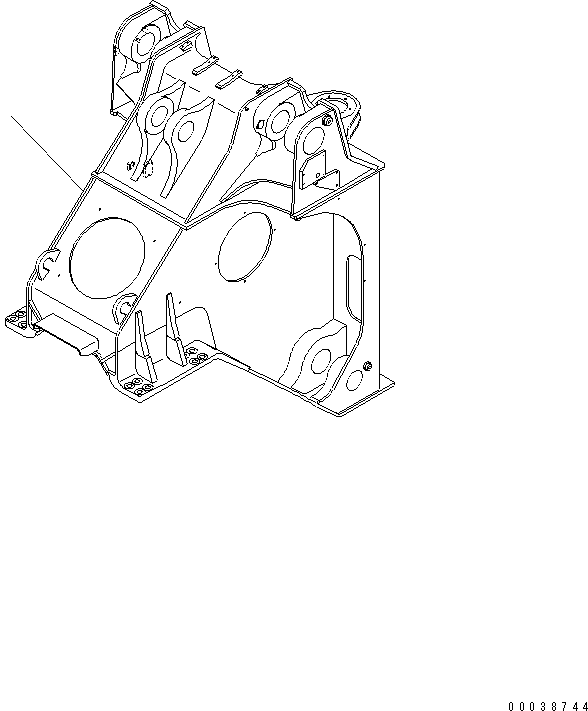FRONT FRAME REWORK 427-46-21450 KOMATSU