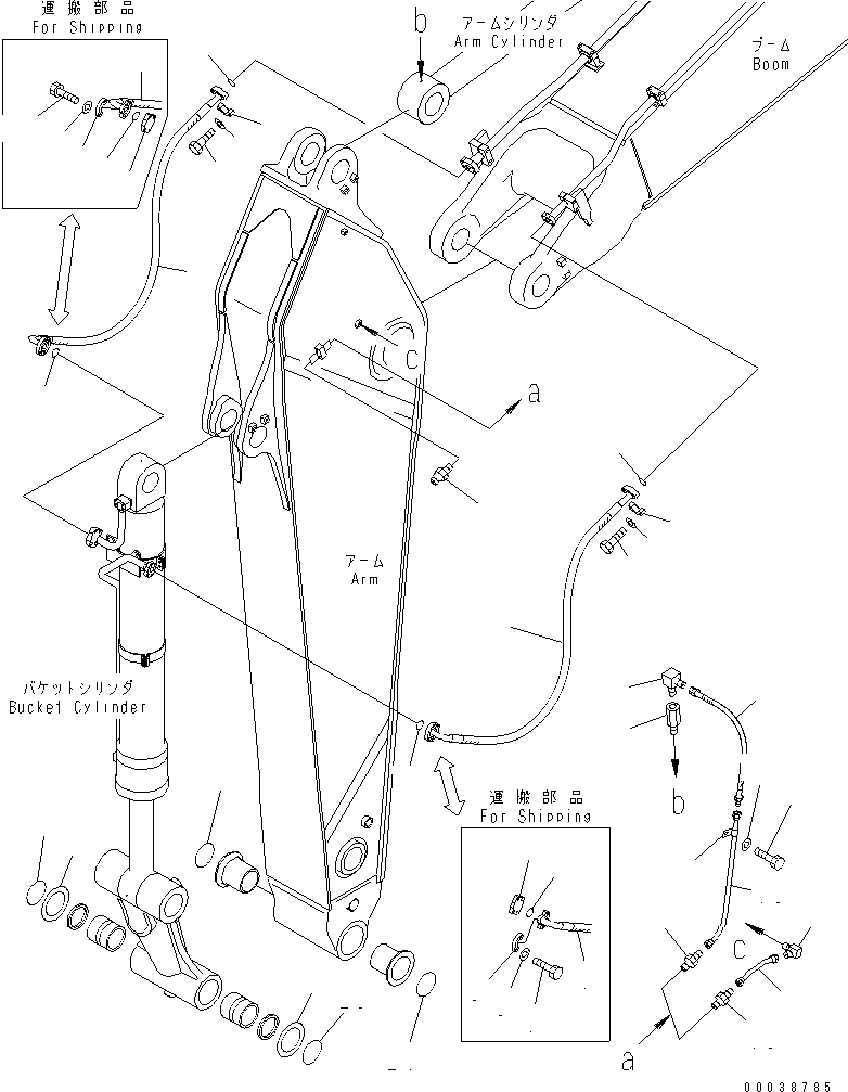 Шланг фланцевого типа 07084-21A19 KOMATSU