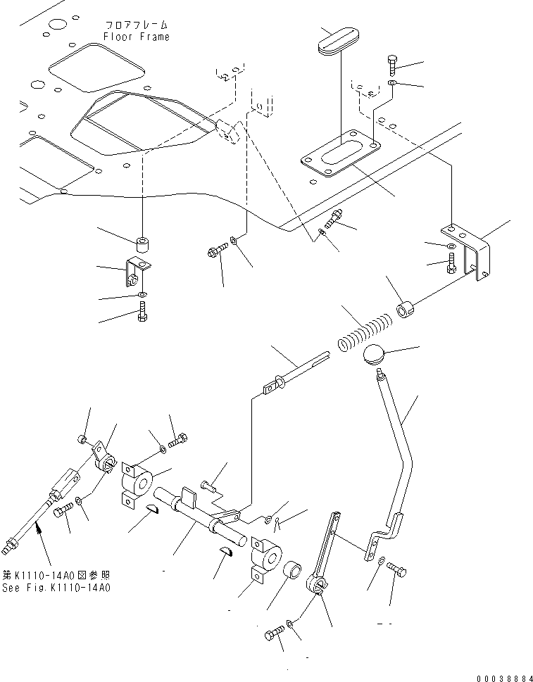 Направляющая 120-43-39331 KOMATSU