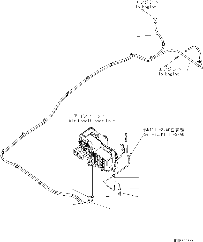 Шланг в сборе 21M-979-2181 KOMATSU