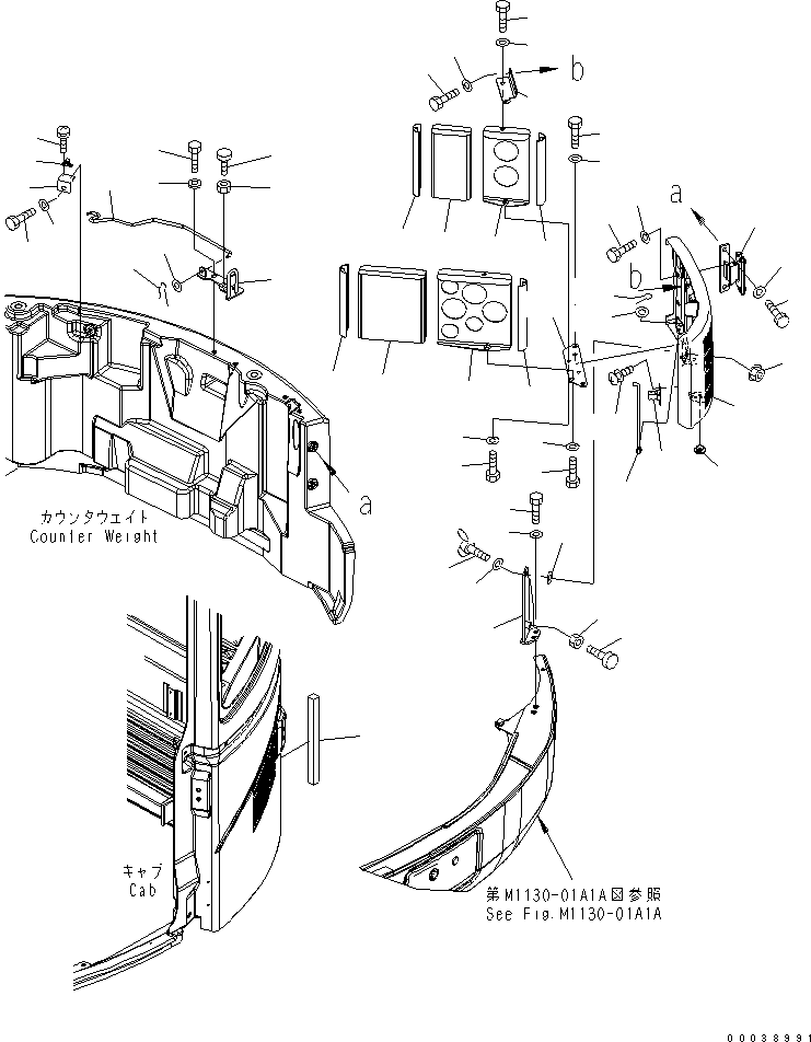 PLATE (BONDED) 21W-54-47660 KOMATSU