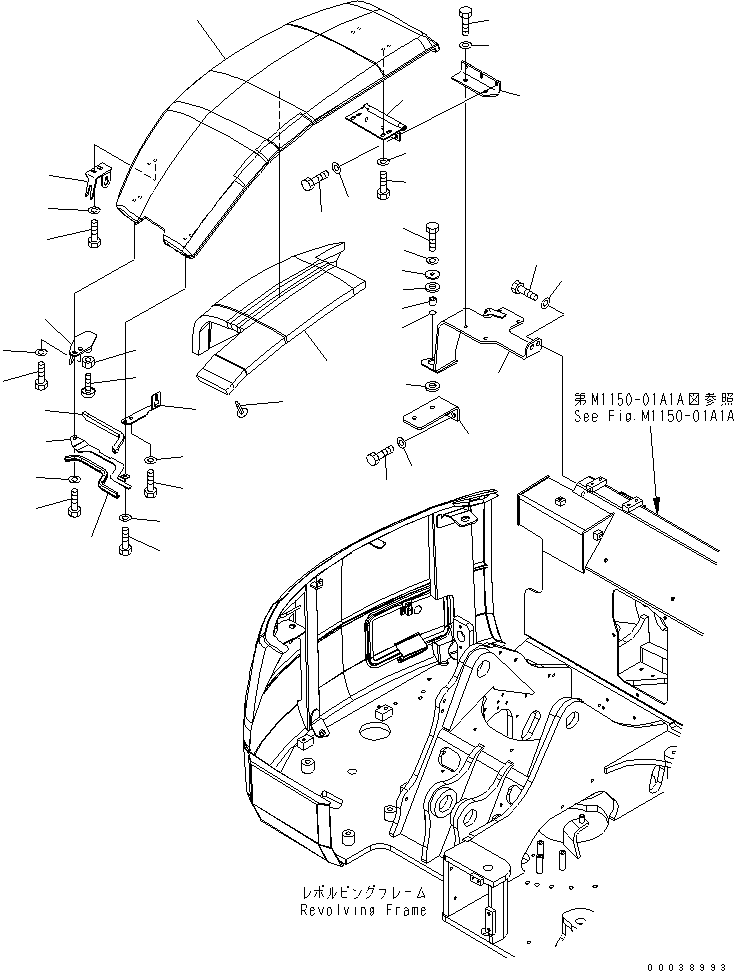 Лист 21W-54-41990 KOMATSU