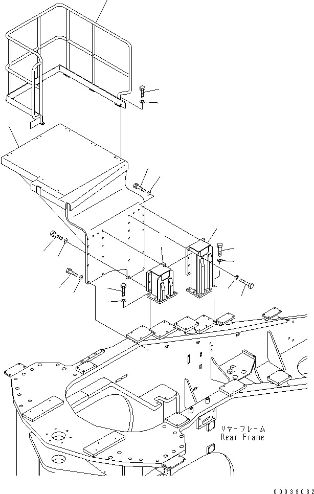 Поручень 42C-Z89-4141 KOMATSU