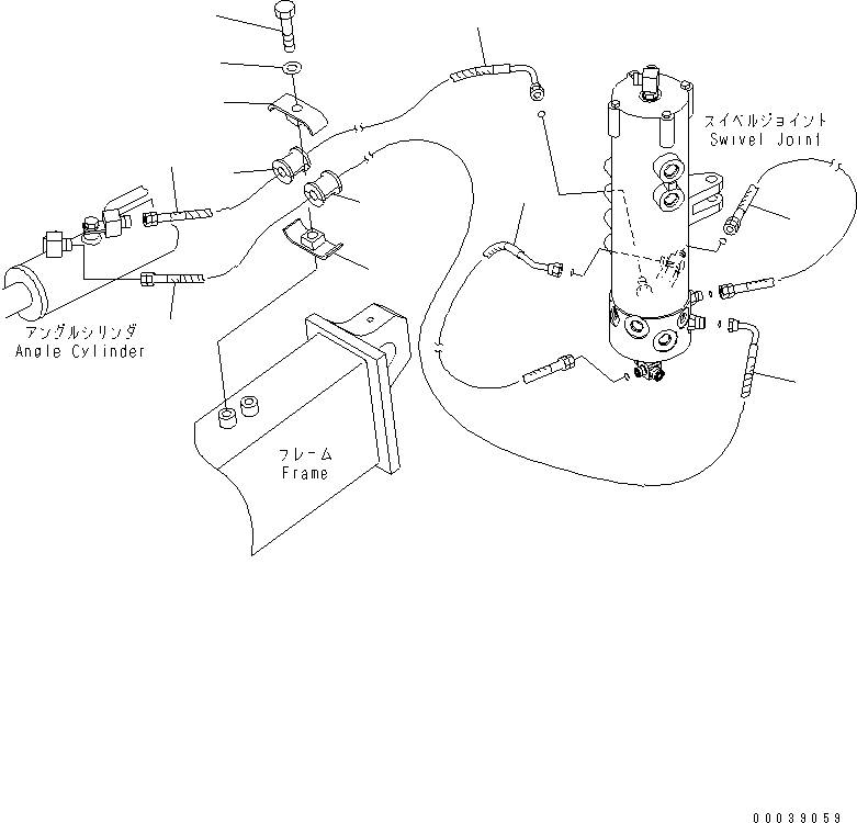 Шланг с торцевым уплотнением 02766-00318 KOMATSU