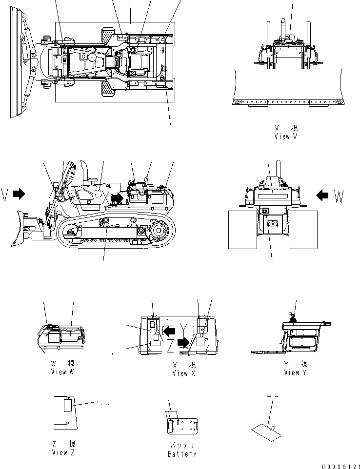Табличка смазки 14X-98-32720 KOMATSU