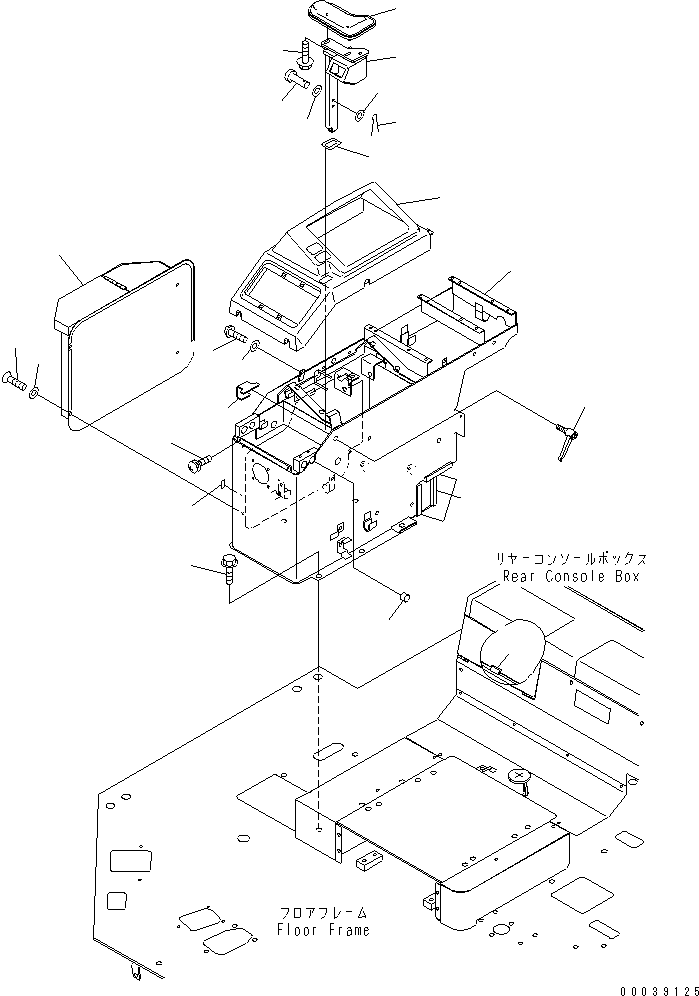 BOX,R.H. 42C-Z89-2710 KOMATSU