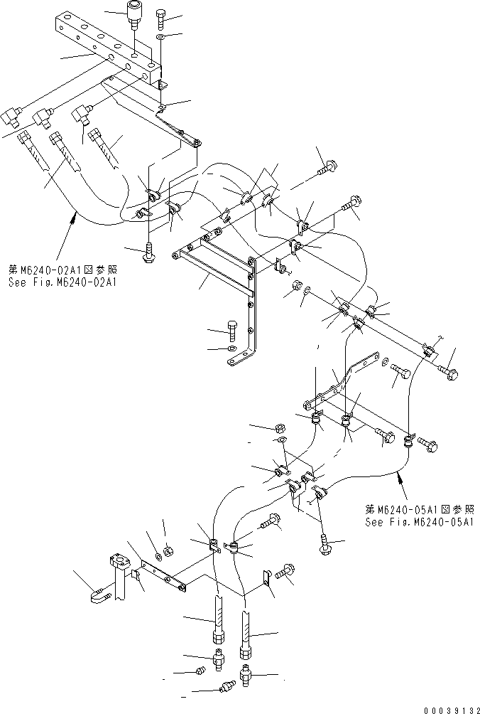Шланг 07621-00635 KOMATSU