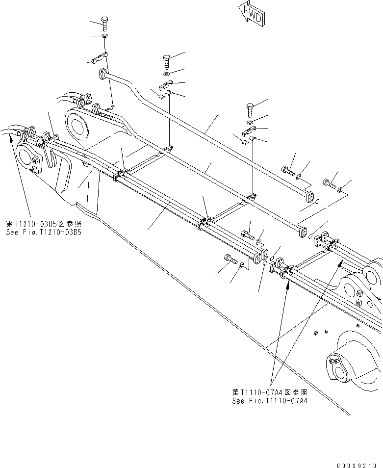 Хомут 21N-62-38440 KOMATSU