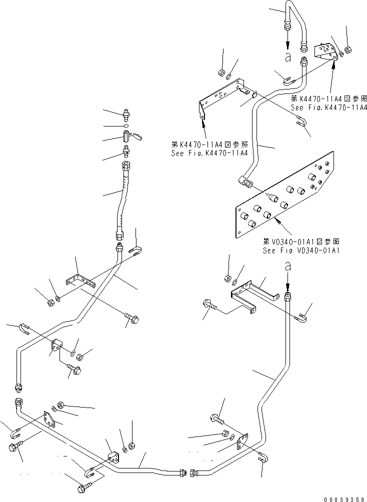 Шланг 07086-006A4 KOMATSU