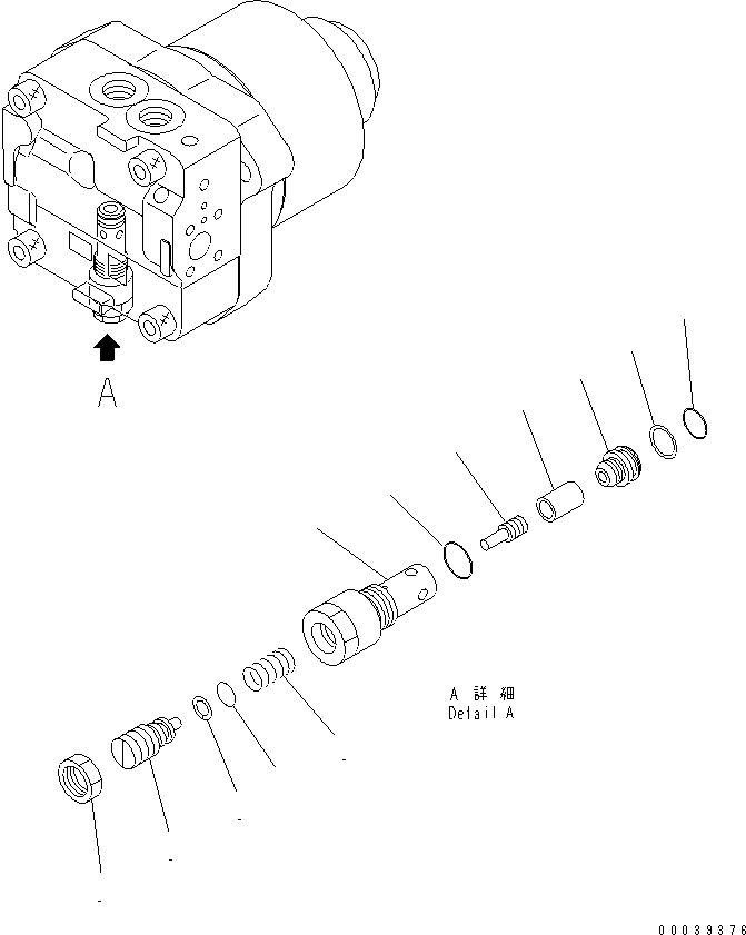 Уплотнительное кольцо круглого сечения (\7\07000-22010) KOMATSU